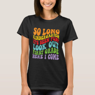 Camiseta Crianças Tão Longas Do Jardim De Infância 1rua Aqu