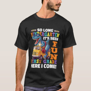 Camiseta Crianças Tão Longas Formadas No Jardim Infantil Di