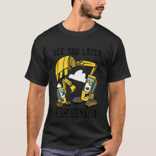 Camiseta Crianças Te Vêm Depois Construir O Rapaz Da Escava