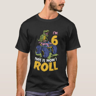 Camiseta Crianças, tenho 6 anos, é assim que eu faço o mons