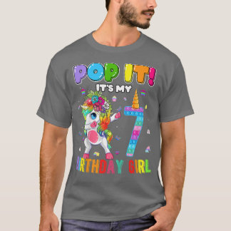 Camiseta Crianças, tenho 7 anos, 7 de aniversário.