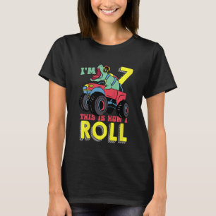 Camiseta Crianças, tenho 7 anos, é assim que eu faço o mons
