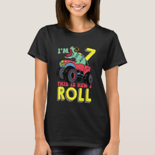 Camiseta Crianças, tenho 7 anos, é assim que eu faço o mons