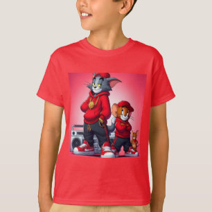 Camiseta Crianças Tom e Jerry T-Shirt
