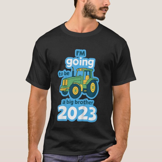 Camiseta Crianças Traktor Eu vou ser um Big Brother 2023 (Frente)