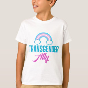 Camiseta Crianças Transgênero Ally Cute