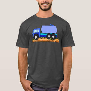 Camiseta Crianças Trator Boys Fazenda Enchendo Tanqueiro