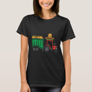 Camiseta Crianças Trator Tacos Funny Toddler Meninos Cinco