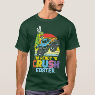 Camiseta Crianças Tre Monster Truck Preparado Para Esmagar