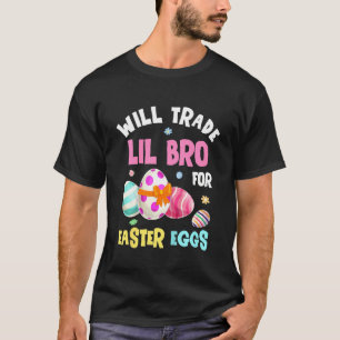 Camiseta Crianças Trocarão Irmão Pequeno Para Ovos De Pásco