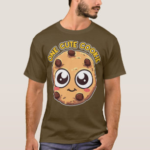 Camiseta Crianças Um Biscoito Bonito Engraçado Kawaii Choco