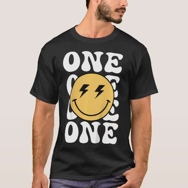Camiseta Crianças Um Feliz Homo Tema Família de primeiros a (Frente)