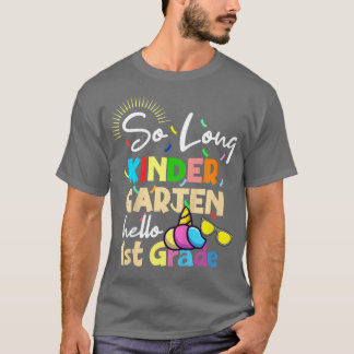 Camiseta Crianças Unicorn Tão Longo Jardim de Infância Alô,