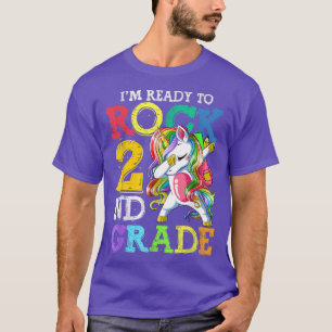 Camiseta Crianças Unicórnio Estou Pronto Para Rock 1rua.