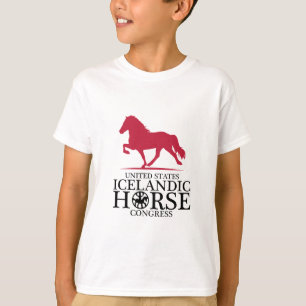 Camiseta Crianças USIHC - Camisa-T de Capa Curta