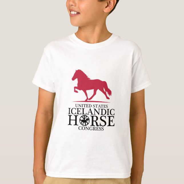 Camiseta Crianças USIHC - Camisa-T de Capa Curta (Frente)