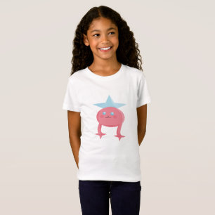 Camiseta Crianças utilantes Design de arte fada rosa azul