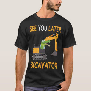 Camiseta Crianças veem você depois escavador para crianças