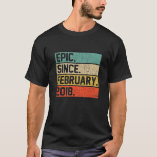 Camiseta Crianças Vintage Boys Meninas 4ª Epic De Anivers