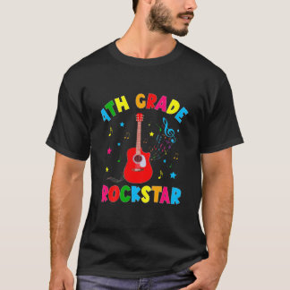 Camiseta Crianças: Violão Elétrico Rockstar De 4º Grau Volt
