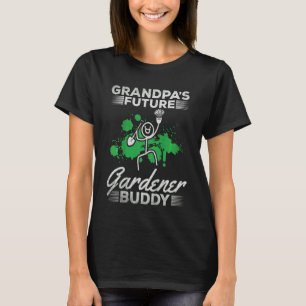 Camiseta Crianças Vovô Futuro Gardener Buddy Bebê Recém-nas