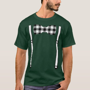 Camiseta Crianças, Xadrez de Buffalo Branco, Torneiras e Su