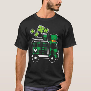 Camiseta Crianças, Xadrez Verde irlandesa, Rua de caminhão