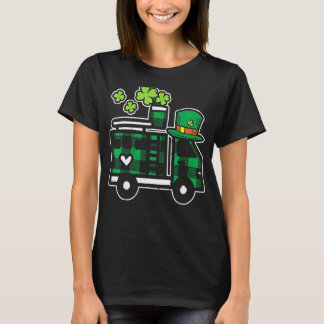 Camiseta Crianças, Xadrez Verde irlandesa, Rua de caminhão 