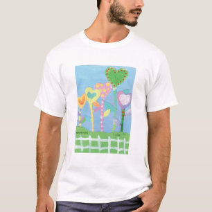 Camiseta CriançasArt para COC - Corações com Cerca de Pi