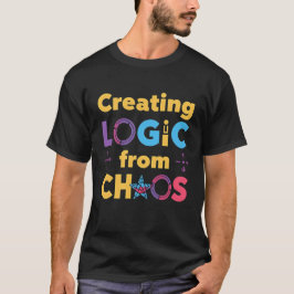 Camiseta Criando Lógica do Caos – Citações de Codificação d