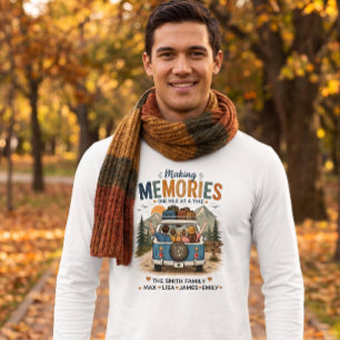 Camiseta Criando Memórias Uma Milha de Cada Vez Família P