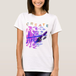 Camiseta "Criar arte"