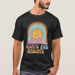 Camiseta Criar E Radiar Pintura Artista Do Professor