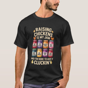 Camiseta Criar Frangos é Minha Paixão Galinha Engraçada Faz