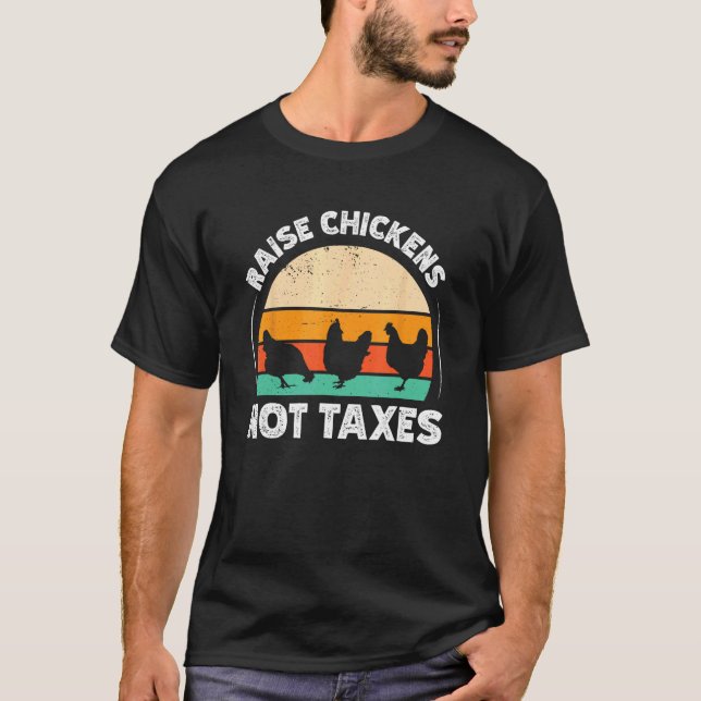 Camiseta Criar Galinhas Não Impostos (Frente)