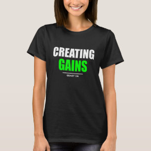Camiseta Criar Ganhos na Construção de Criações de Crimes d