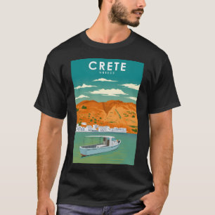Camiseta Criar Grécia Vintage Poster de viagens Retroativo