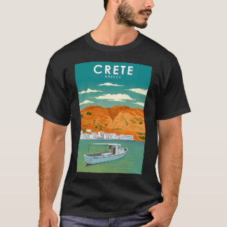 Camiseta Criar Grécia Vintage Poster de viagens Retroativo 
