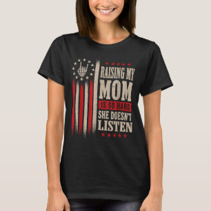 Camiseta Criar Minha Mãe É Tão Difícil Ela Não Ouve Impress