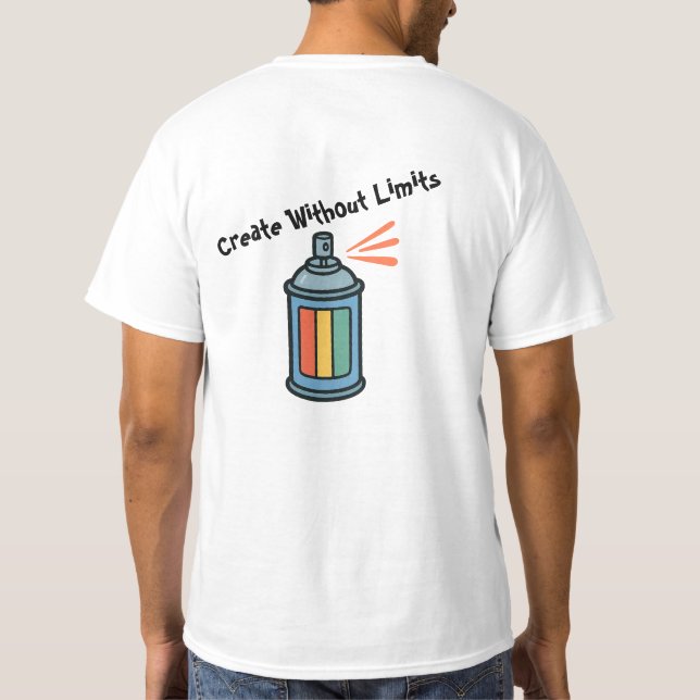 Camiseta Criar sem limites (Verso)