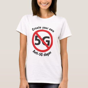 Camiseta Criar seu próprio t-shirt de anti-5G