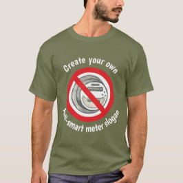 Camiseta Criar seu próprio t-shirt do medidor de anti-Smart