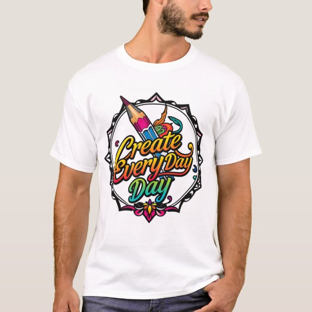 Camiseta Criar Todos os Dias (Frente)