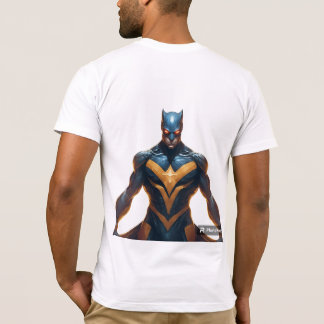 Camiseta Criar uma imagem de um super-herói com o poder de