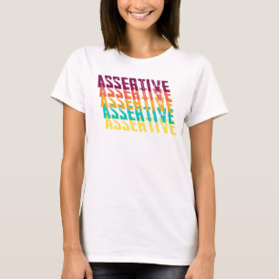 Camiseta criativa colorida e assertiva design de t