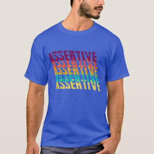 Camiseta criativa colorida e assertiva design de t