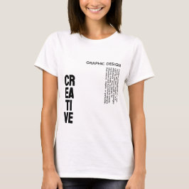 Camiseta criativa de Design