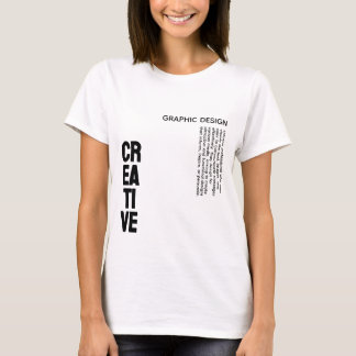 Camiseta criativa de Design