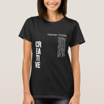 Camiseta criativa de Design