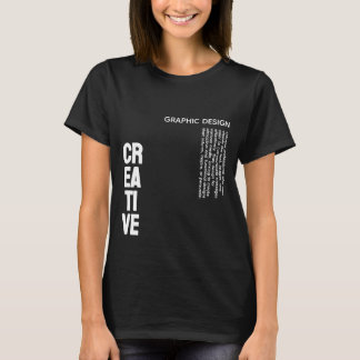 Camiseta criativa de Design